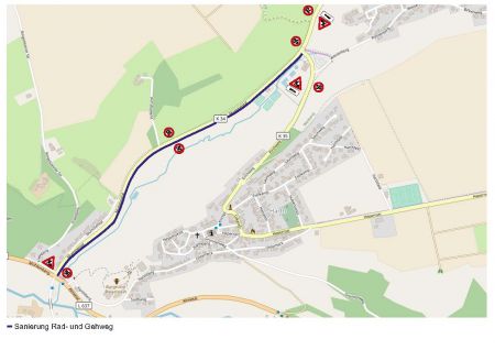 Sanierungsarbeiten an der K 34